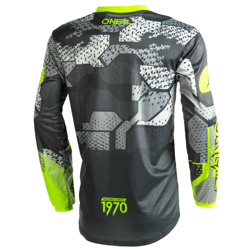 Jersey Element Camo, Gris/Amarillo - Imagen 2