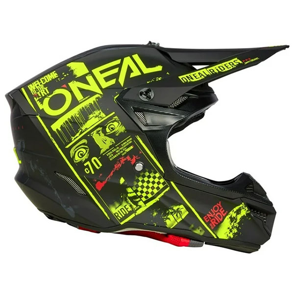 Casco 5 Series Attack V.23, Negro/Neón - Imagen 3