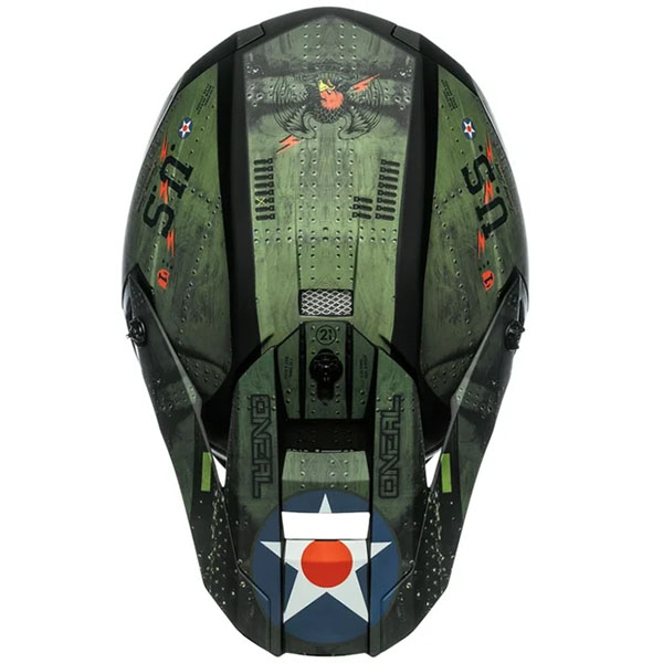 Casco 5SRS Warhawk, Negro/Verde - Imagen 3