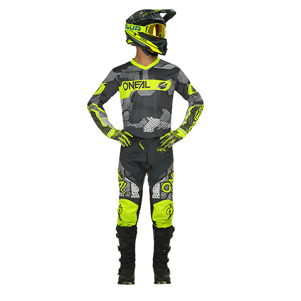 Pantalón Element Camo V.22, Negro/Amarillo - Imagen 3