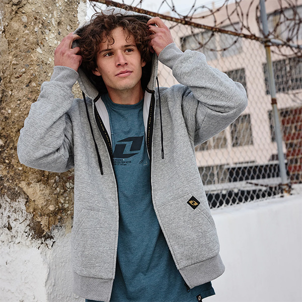 Hoodie Repeat, Gris (H-197) - Imagen 2